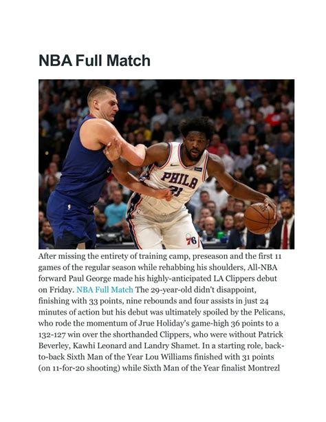 nbafullmatch free.